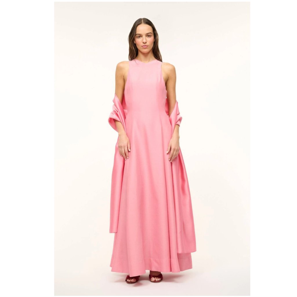 Staud Heike Dress Damask Pink